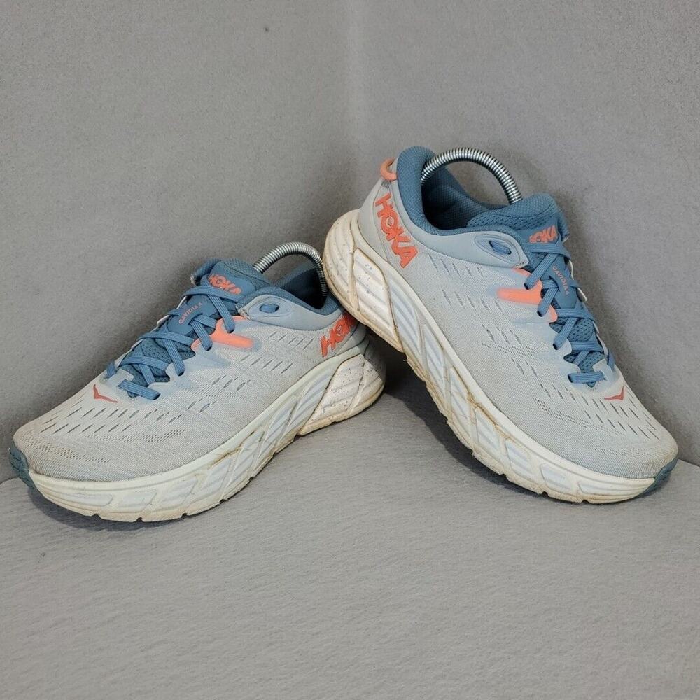 Hoka One One Women's Gaviota 4 Running Shoes Blue Size 9B